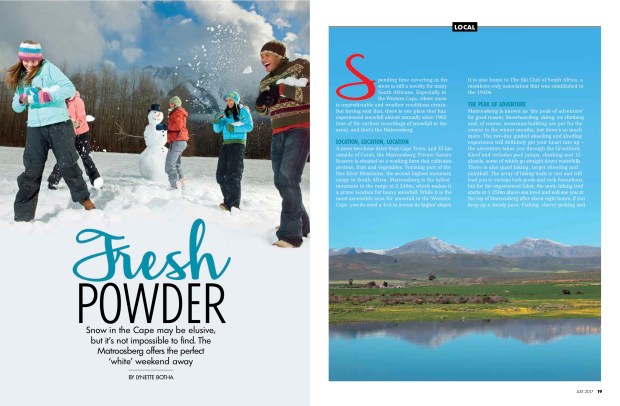 Escapes Matroosberg July 1