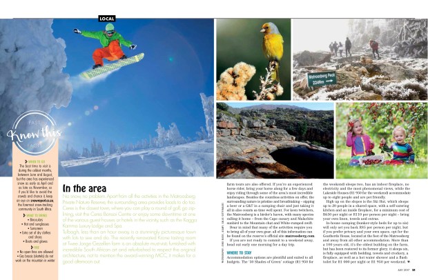 Escapes Matroosberg July 2